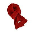 thumbnail image 4 of Dailypoc Winter Scarf for Women - Womens Soft-Warm-Chunky-Scarf for Cold Weather Winter Scarfs Fashion Solid Scarves Under $10, Red One Size, 4 of 5