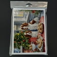 thumbnail image 3 of Welsh Springer Spaniel Christmas Cookies Greeting Cards Pack of 8 7 in x 5 in, 3 of 3
