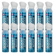 Boost Oxygen Natural Portable 5L Pure Oxygen Canister Peppermint (12 Pack)