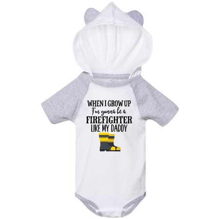 

Inktastic Future Firefighter Like Daddy Gift Baby Boy or Baby Girl Bodysuit