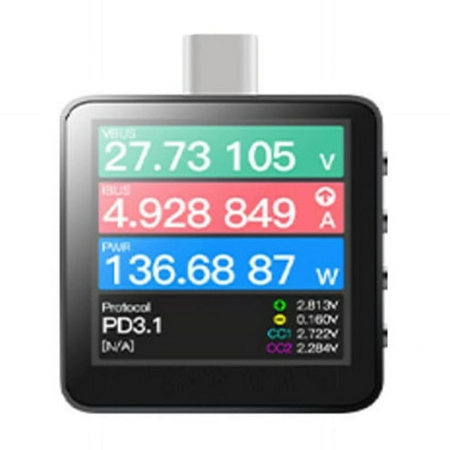 LOVEVER Power-Z KM003C Portable USB-C Fast Charging Tester PD3.1 QC5.0 Digital Voltmeter And Ammeter Power Bank