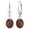 Chocolate, variant on 14K Yellow Gold 9MM Cultured Freshwater Pearl Dangle Earrings for Women