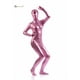thumbnail image 5 of Envío gratuito, mono metálico rosa brillante para mujer, mono de gato con cremallera y pies metálicos, mono Zentai personalizable, 5 of 5