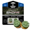 BRB Group _ FPS Freek Snipr for PlayStation 4 (PS4) Controller | Performance Thumbsticks | 2 High-Rise Convex (Domed) | Gree