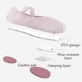 thumbnail image 3 of Missfiona Girl Ballet Dance Shoes Soft Leather Ballet Slippers for Toddler/Little Kid/Big Kid(10M,Pink）, 3 of 5