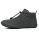 thumbnail image 4 of Bota Forrada De Piel De Nieve Zapatos De Tobillo Mujer Hombre Para Caminar Senderismo (39) Gris, 4 of 9