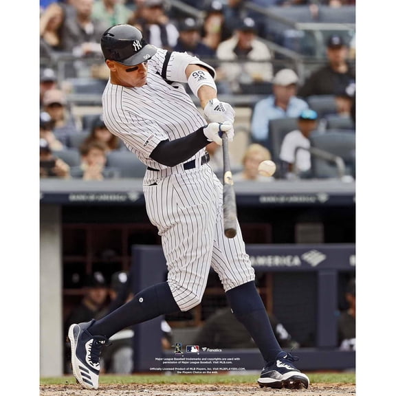 Aaron Judge New York Yankees Unsigned Hit vs. Chicago White Sox Photograph