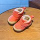 thumbnail image 1 of Puntoco Botas De Nieve De Invierno Para Bebés De 1-2-3 A 4 Años, Zapatos De Suela Blanda Para Bebés, Además De Zapatos Grandes De Algodón Gruesos De Terciopelo, Color Naranja Rosa 24, 1 of 4