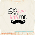 thumbnail image 4 of Inktastic Big Sister to a Little Mr. Girls Toddler Dress, 4 of 5