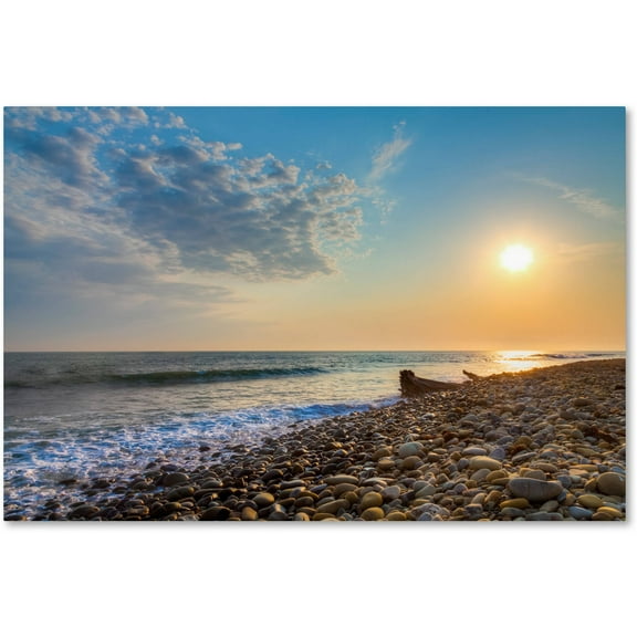 Chris Moyer 'Rockin Sunset' Canvas Art