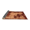 thumbnail image 2 of Ahgly Company Indoor Rectangle Abstract Orange Modern Area Rugs, 7' x 10', 2 of 4