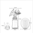 thumbnail image 2 of Extractor de leche eléctrico, bomba doble portátil recargable, extractor de leche para lactancia, succión potente e indolora para succión y masaje de senos, 2 of 5