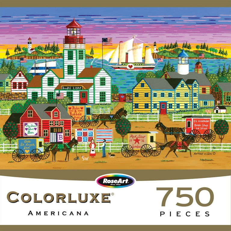 Cra-Z-Art Colorluxe 750 Piece Adult Jigsaw Puzzle Assortment by