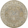 thumbnail image 2 of Hauteloom Cabinteely Living Room, Bedroom Area Rug - Traditional - Tan, Light Brown, Light Gray - 7'10" Round, 2 of 12
