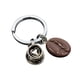 thumbnail image 1 of Llavero mochila de café taza de café de resina granos de café colgante pulseras en forma de corazón, 1 of 5