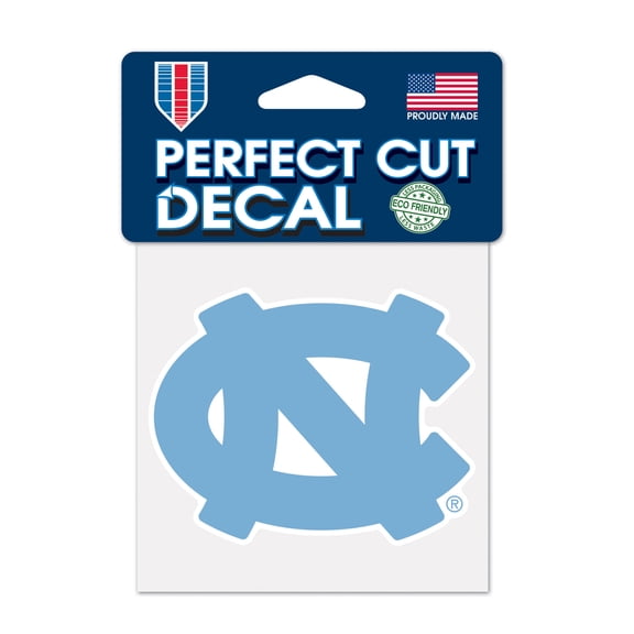 NCAA North Carolina Prime 4" x 4" Perfect Cut Decal