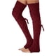 thumbnail image 1 of Guardurnaity String Mujer Knit Toeless Girl Invierno Muslo Leggings Altos Calcetines Botas Medias Medias vino rojo, 1 of 6