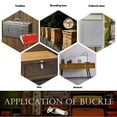 thumbnail image 2 of 4Pack Premium Cabinet Cam Locks Keyed Alike, Cam Lock Set, 2 of 4