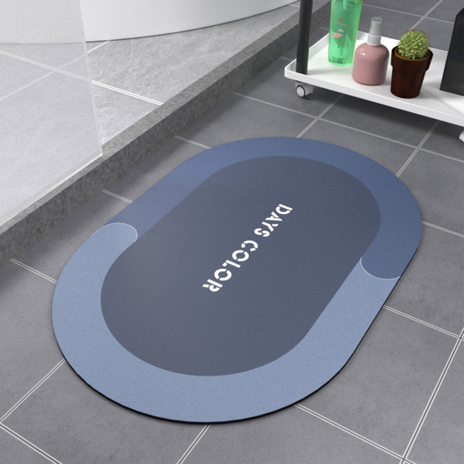 Generic Water Absorbing Bath Mat - Waterproof Bathroom Mat - Rubber Mats for Bathroom - Self Drying Bathroom Mat - Home Bath Mat Super Absorbent - Bathroom Rugs - Bath Mat Quick Dry