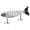 Cajun Pearl, variant on Bill Lewis Big Gizz Blade Bait Chartreuse Blue