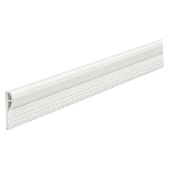 Self-Adhesive Silicone Door Bottom Weather Stripping Strip, Soundproof Wind Dust Insulation Door Gap Sealer For Wooden Glass Metal Doors(M,White)