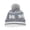 *173-Gray, variant on Cutuoiiu Women's Christmas Hat Snowflake Jacquard Knitted Beanie Hat With Pom Pom Winter Warm Rib Cuff Hat for Holiday Party Daily Wear Gifts