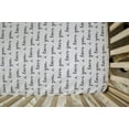 thumbnail image 6 of NODNAL CO. 3 Black and White Cotton Crib Fitted Sheet Set, 3 Pieces, for Baby Girl or Boy Infant/Toddler Nursery Bedding, Gender Neutral I Love You, Grid and Raindrops, 6 of 12