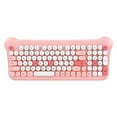 Sulihua colourful retro round cap wireless keyboard and mouse set