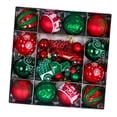 thumbnail image 1 of 44 piezas de bolas navideñas, adornos colgantes decorativos, esferas, adornos hechos de Coche rojo verde, 1 of 9
