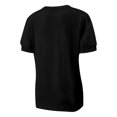 thumbnail image 2 of Womens Casual Cropped T Shirts V Neck Swiss Dot Puff Sleeve Crop Tops Summer Loose Basic Tees Tshirts, 2 of 5