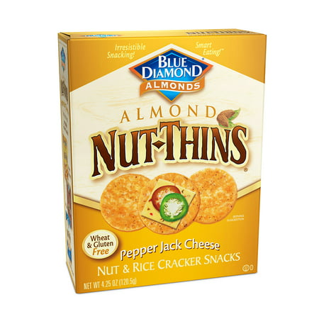 Nut Thins Crackers, Pepper Jack Cheese, 4.25 oz (Best Crackers For Cream Cheese And Pepper Jelly)