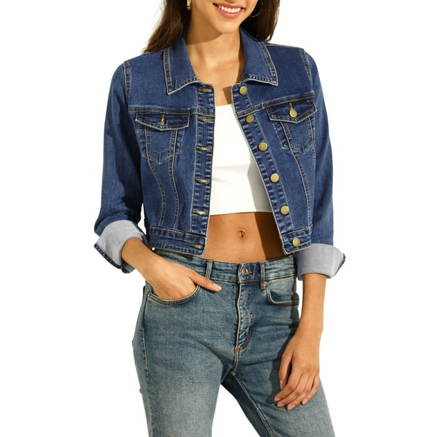 ジャケット・アウター Deuxieme Classe Cropped Denim Jacket Deuxieme Classe（ドゥーズィエムクラス）｜デニムジャケット