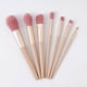 thumbnail image 1 of Nvzi Juego de brochas de maquillaje, kit de 7 brochas de maquillaje de viaje, brochas cosméticas para rostro, base, rubor, sombra de ojos (rosa), 1 of 4