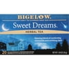 Bigelow Sweet Dreams, Caffeine Free, Herbal Tea Bags, 20 Count