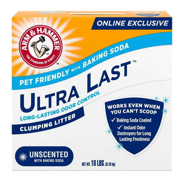 Arena para gatos Arm & Hammer Ultra Last, sin perfume, 8,16 kg