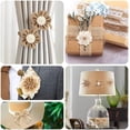 thumbnail image 6 of 32 PCS Natural Burlap Flowers Set, Burlap Bows and Scrapbook Embellishments for Wedding Party Decor Home, Embellishments for Crafts$$Art & Craft, 6 of 6