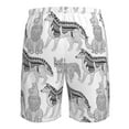 thumbnail image 6 of Naloa German Shepherd Dog Men's Beach Shorts, Surfing shorts, Swim trunks, Quick Dry Swim Trunks for Surfing Beach Fun - X-Large, 6 of 9