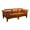 Russet, variant on Crafters and Weavers Arts and Crafts Leather Sofa in Brown/Russet