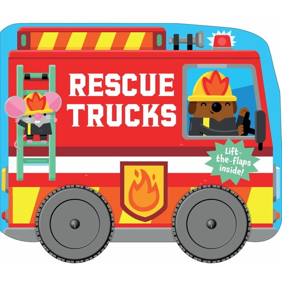 Spin and Lift: Rescue Trucks (Hardcover)