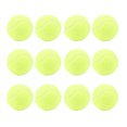 thumbnail image 2 of 12 Tennis Balls Rubber Felt Pressure Practice Balls, with Storage Bag, for Training, 2 of 7