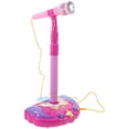thumbnail image 4 of Micrófono de juguete para niños, juguete educativo de karaoke para cantar (rosa, sin batería), 4 of 8
