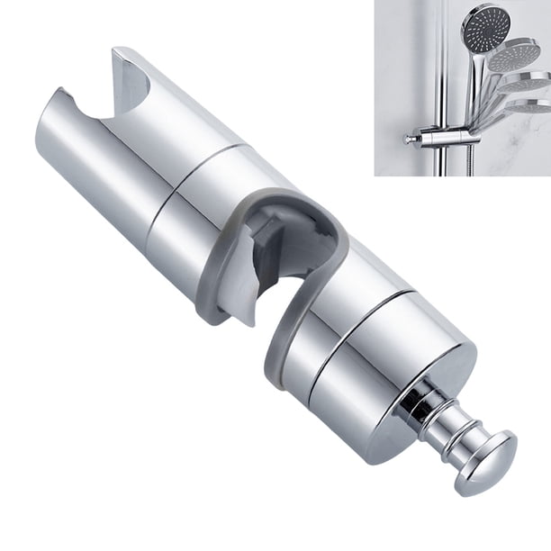 Soporte para cabezal ducha soporte ducha ajustable 18-25mm para baño (gris)