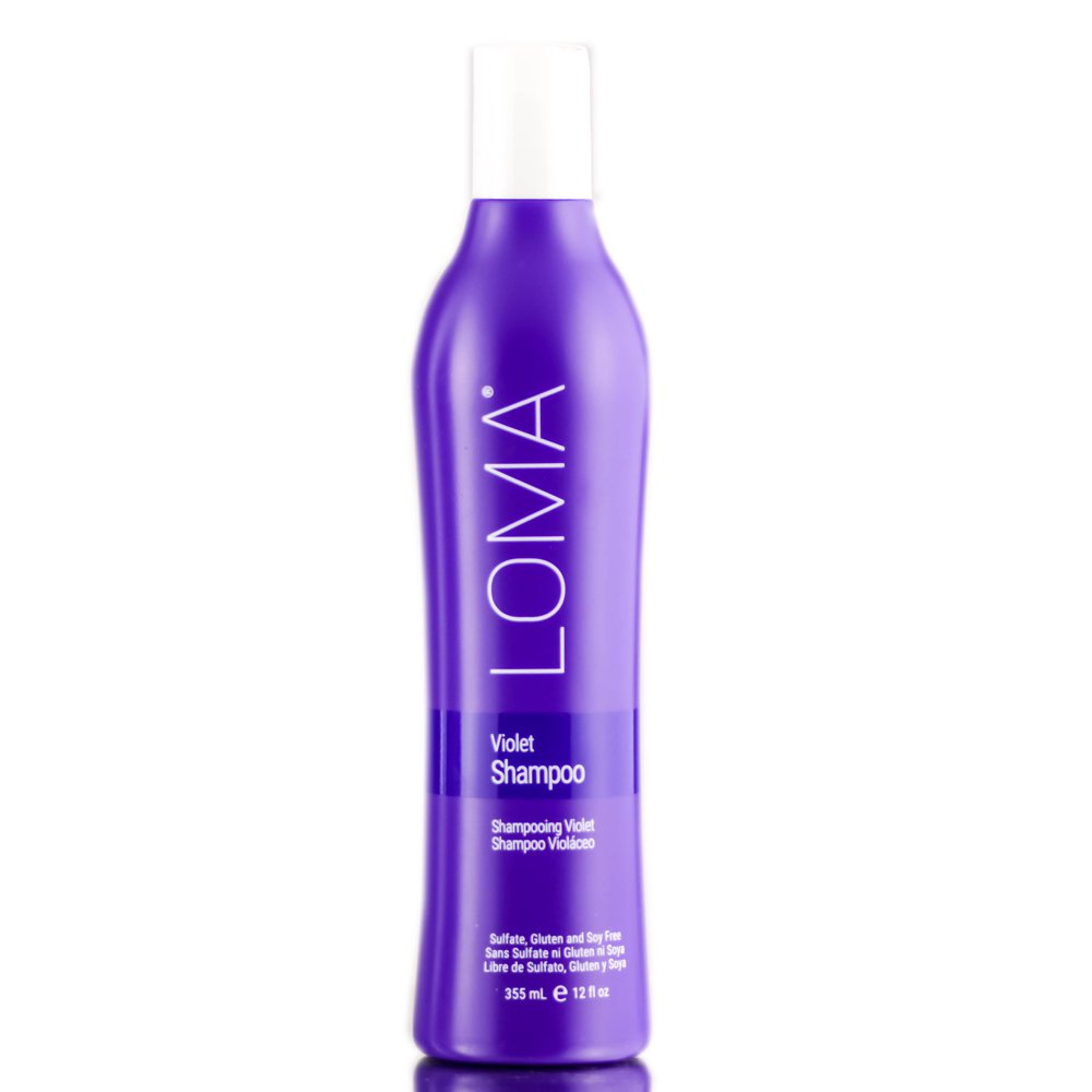 Loma Violet Shampoo 12 oz Pack of 1 with Sleek Comb