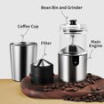 thumbnail image 2 of Coofit Coffee Grinder Electric Adjustable Mini Coffee Maker Coffee Mill for Household, 2 of 10
