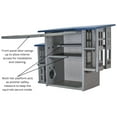 thumbnail image 5 of JCS Wildlife Nutty Mansion Squirrel House � Spacious, Durable, and Eco-Friendly Shelter for Backyard Wildlife (Gray/Blue), 5 of 11