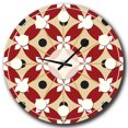 thumbnail image 1 of Designart'motif Rétro Design Abstrait XII Horloge Murale Moderne Mi-Siècle, 1 of 4