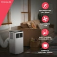 thumbnail image 5 of Frigidaire 8,000 BTU Portable Air Conditioner with Dehumidifier Mode for Rooms up to 150 Sq. Ft., White, 5 of 13