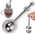 thumbnail image 4 of Bola infusora,Bola infusora de té con mango largo para té de hojas sueltas,Infusores de bolas de té de hojas sueltas de acero inoxidable,Colador de té de bola a presión con varilla de, 4 of 8