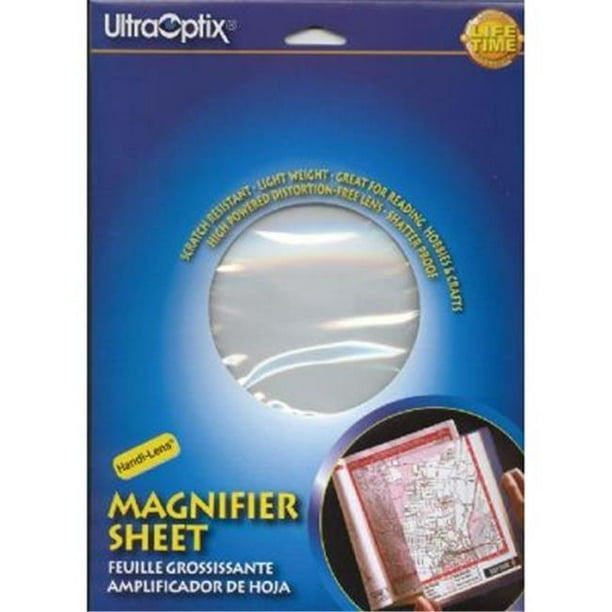 Ultraoptix 2x Hard Magnifier Sheet