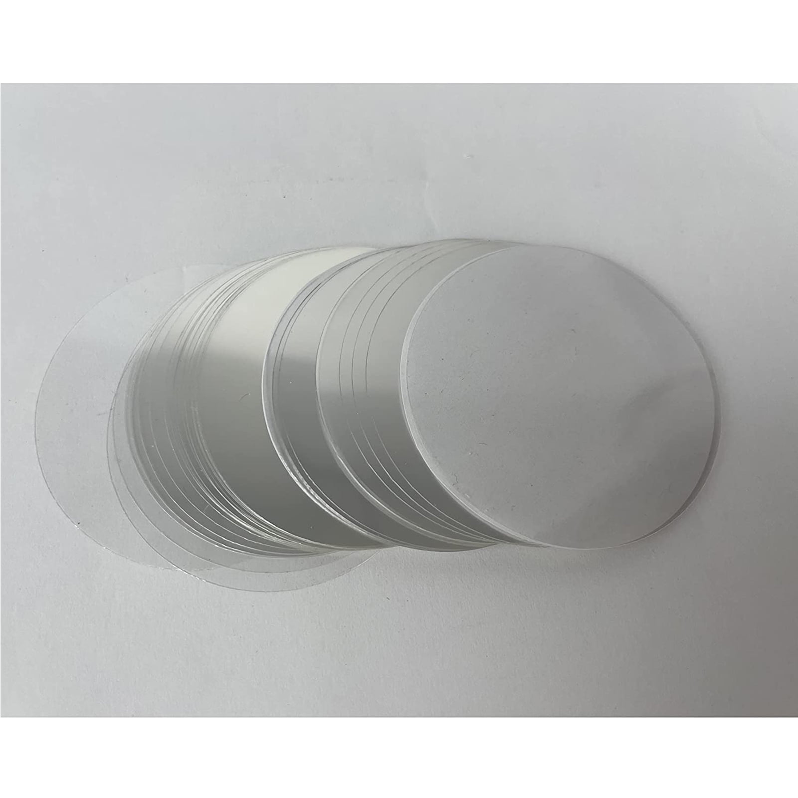 INTBUYING Φ37mm (1-1/2") Key Chain Button Parts for DIY 100 Sets/Pack
